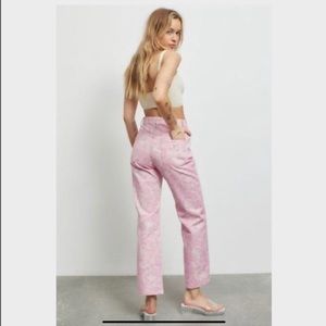 NWT BDG High Waisted Cowboy Jean pink size 33
